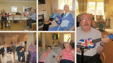 A musical afternoon at Guisborough care home